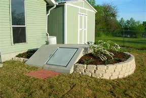 Storm Shelter install in Taylor